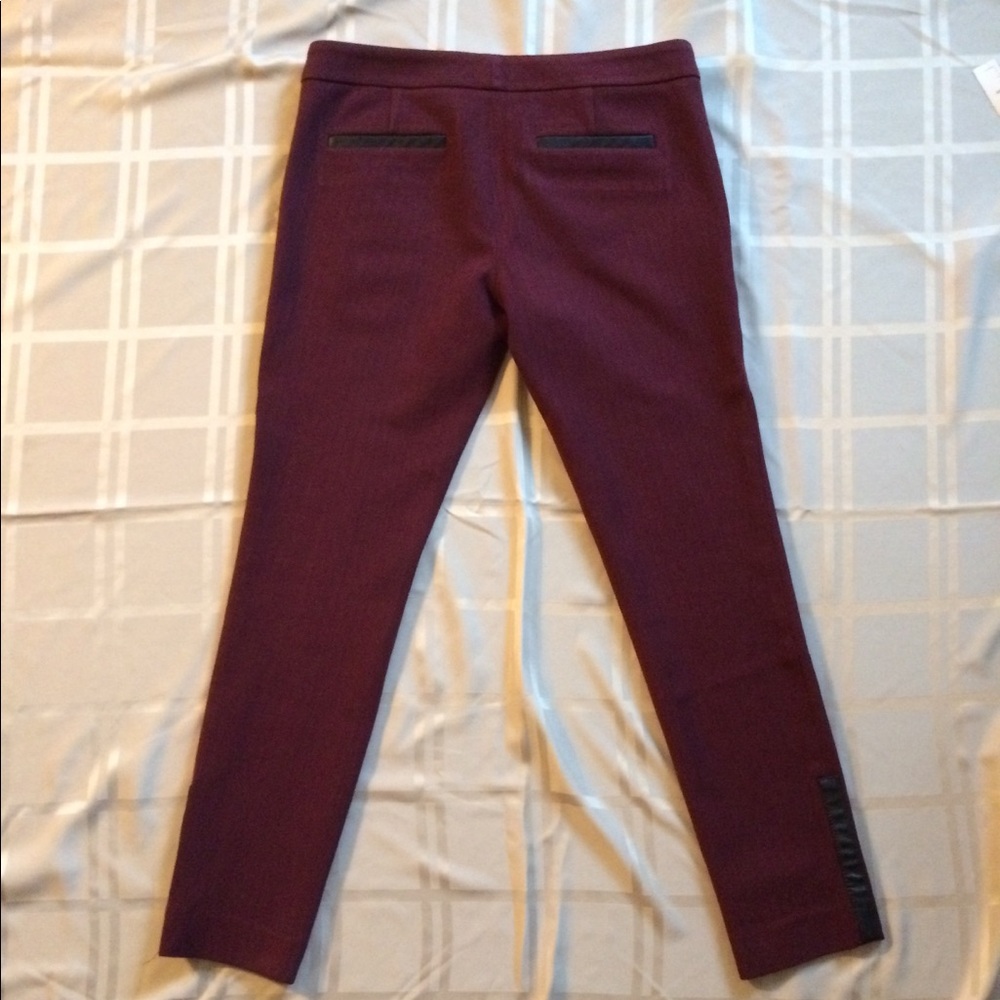 Banana Republic Sloan Burgundy Ankle Pants